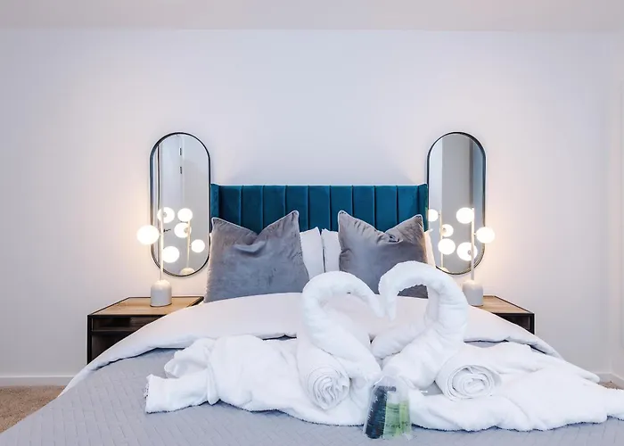 Stylish 1br Near Centre, Salford Апартаменты *