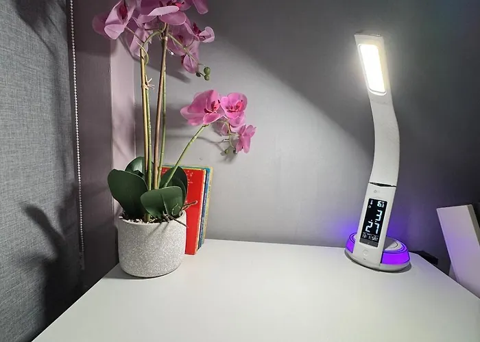 Daire Luxury 2-bed Apartment,office With Built-in Tv King Bed, Private Entrance And Free Parking