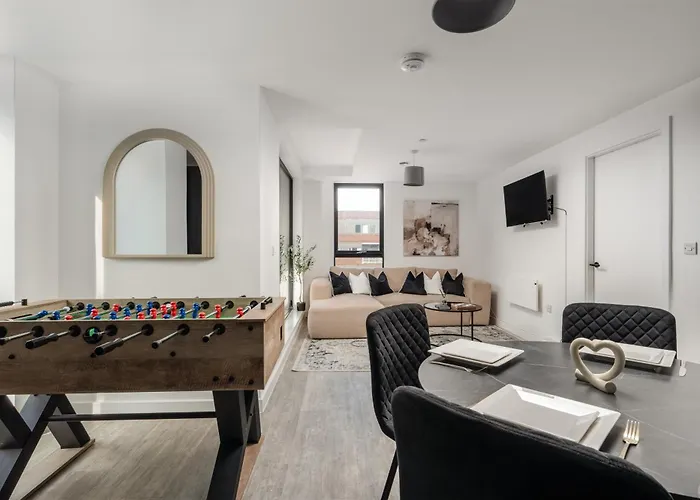 Appartement 2 Bedroom - Old Trafford - Balcony - Free Parking Manchester