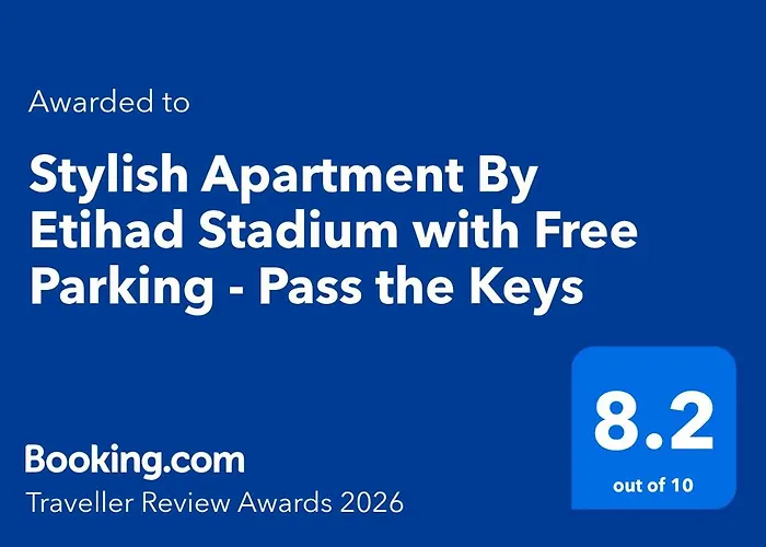Stylish By Etihad Stadium With Free Parking - Pass The Keys Daire