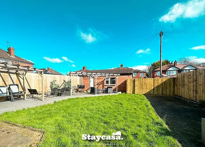 Nyaraló 5Br Manchester Home W Jacuzzi Parking Gar… *