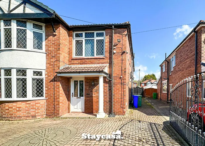 Nyaraló 5Br Manchester Home W Jacuzzi Parking Gar… *