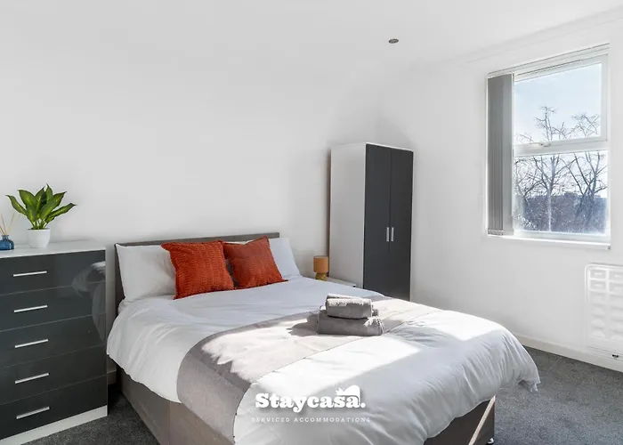 Casa Cove 2f Flat Free Parking - 5min To Hospital * Mánchester