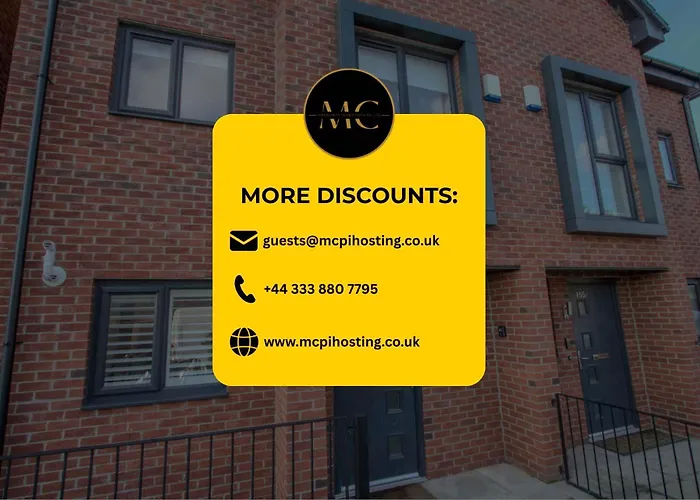 Modern 2-bed In Swinton By Mcpi Hosting, Perfect For Families & Contractors 맨체스터