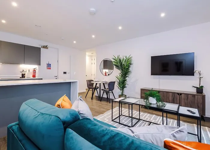 Stylish 1br Near Centre Salford Apartamento Mánchester
