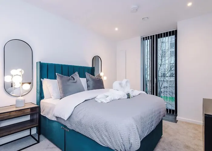 Stylish 1br Near Centre Salford Apartamento *