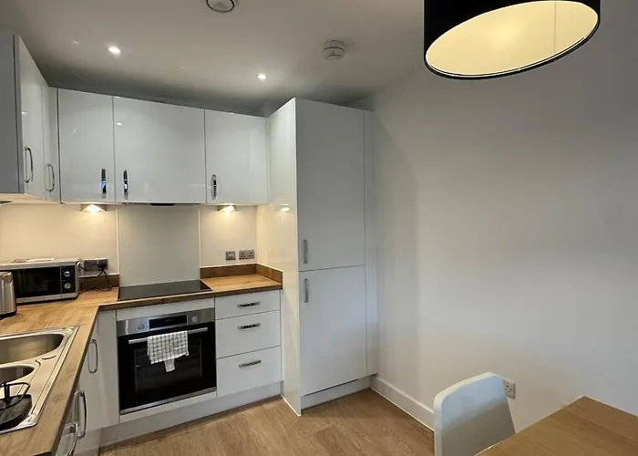 Modern 1br, Salford Quays, Near Mediacity Apartamento *