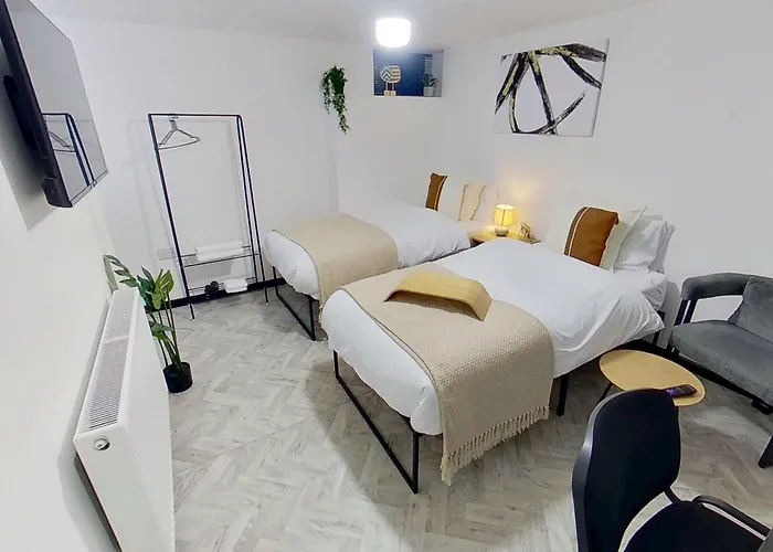 Near Mediacityuk & Citycentre-freeparking-sleeps2 Mánchester