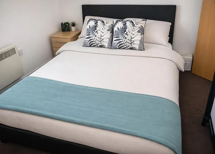 Modern 1 Bed Ideal For Long And Business Self Check-in Parking 5 Min Walk To Old Trafford 아파트 맨체스터