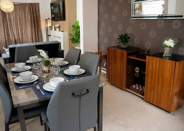 Apartman Modern & Spacious 4 Bedroom Residence In Manchester Manchester