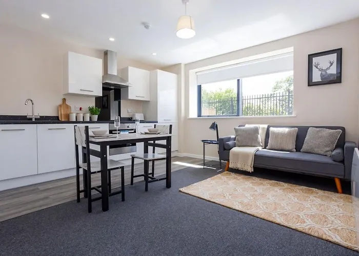 Modern 1 Bed W Fast Broadband Apartament *