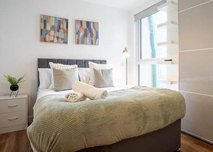 Apartamento Manchestercentral, Salfordquays, Skyline, Gym