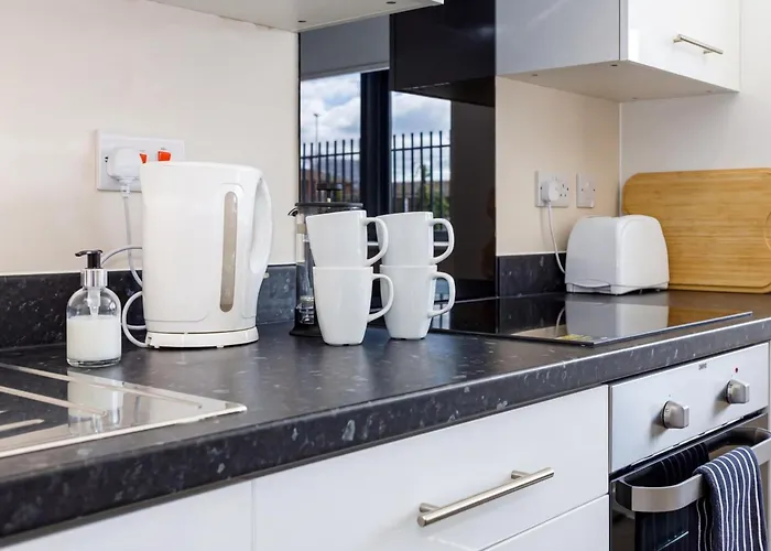 Modern 1 Bed W Fast Broadband * 맨체스터