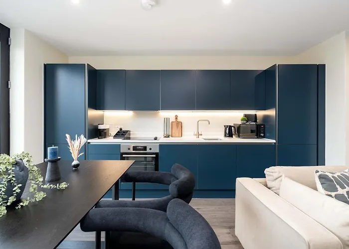 The Mancunian Blue - Luxury 2-bed Corner * Mánchester