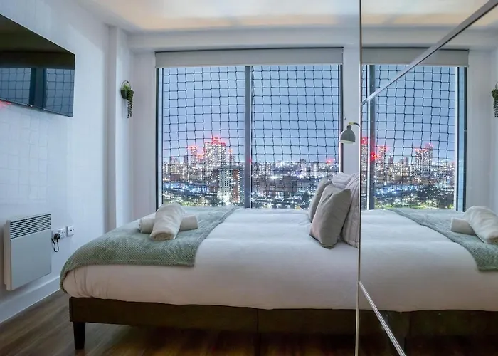 Apartamento Manchestercentral, Salfordquays, Skyline, Gym *