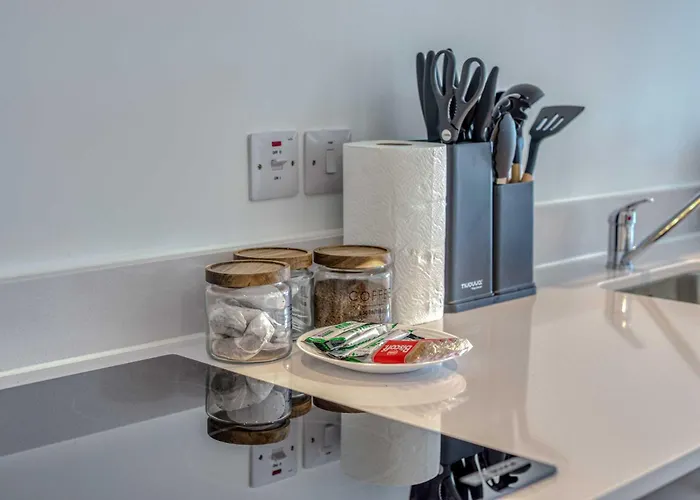 City View - Free Parking -Near Salford Royal - Sleeps 3 Apartament Manchester