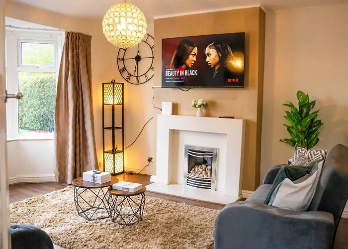 Apartman Modern & Spacious 4 Bedroom Residence In Manchester Manchester