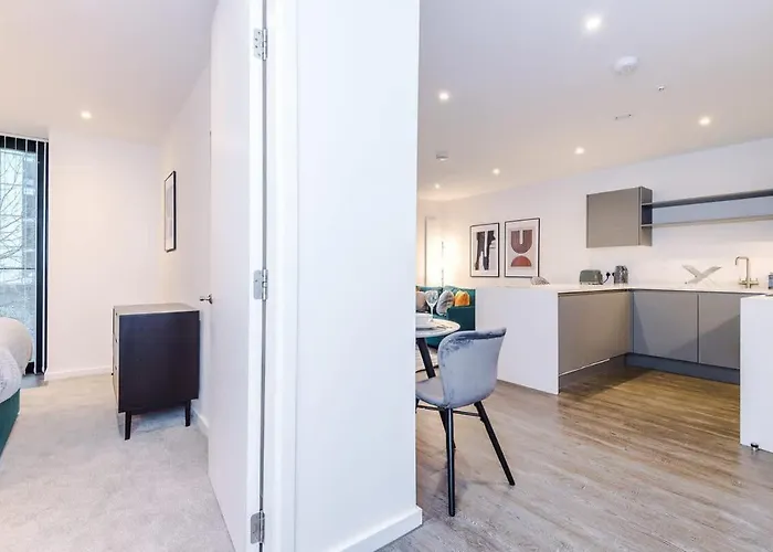 Stylish 1br Near Centre Salford Mánchester