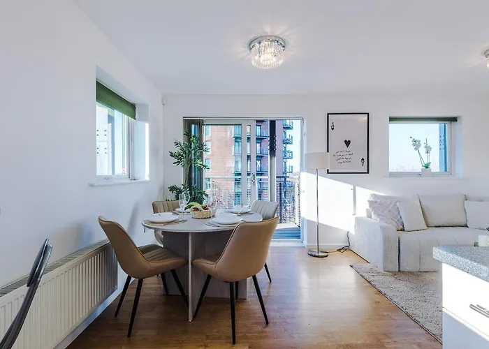 Stylish Mcr 1br Etihad Coop Live Parking * مانشستر