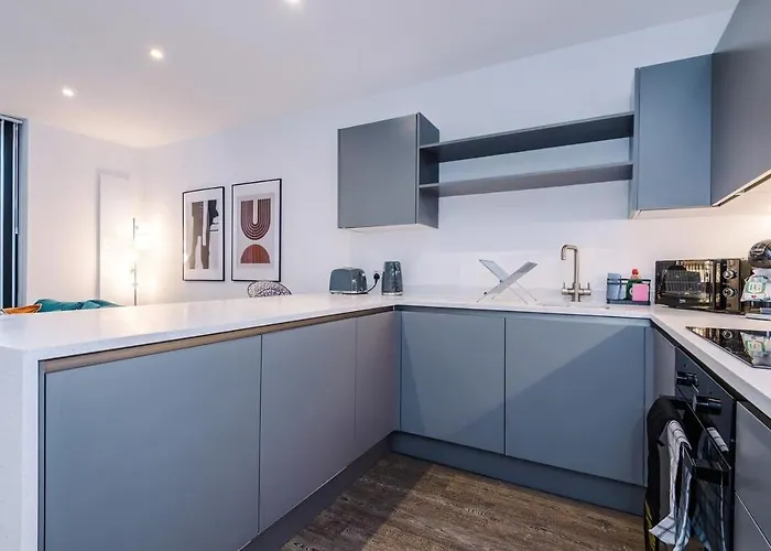 Stylish 1br Near Centre Salford Apartament Manchester