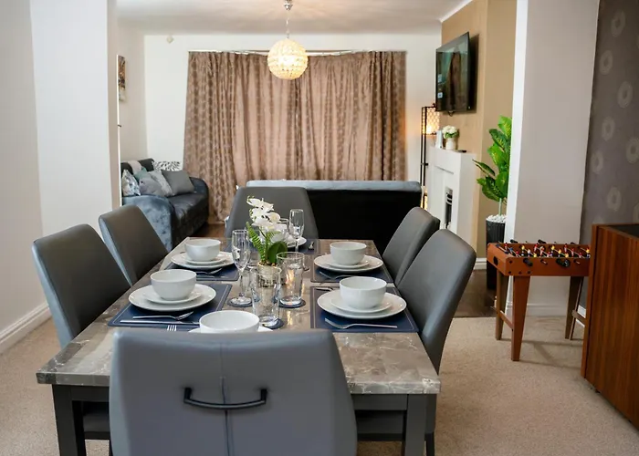 Apartman Modern & Spacious 4 Bedroom Residence In Manchester