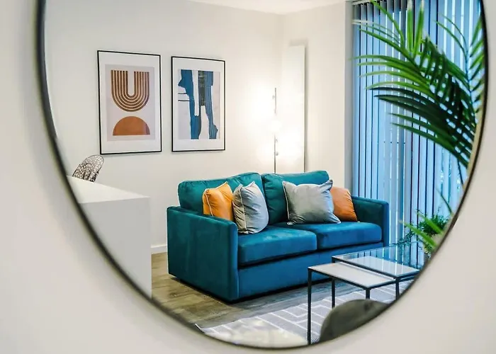 Stylish 1br Near Centre Salford Mánchester