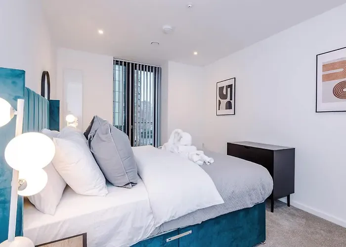 Apartament Stylish 1br Near Centre Salford Manchester