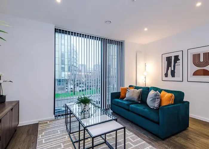 Stylish 1br Near Centre Salford Mánchester