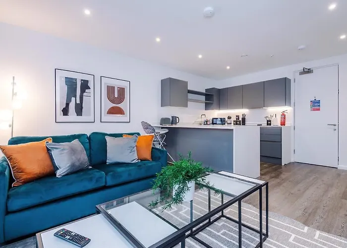Apartament Stylish 1br Near Centre Salford