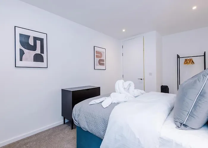 Stylish 1br Near Centre Salford Mánchester