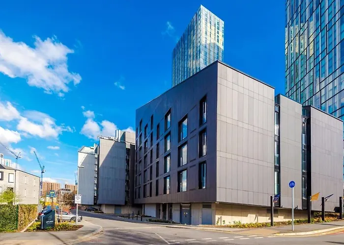 Apartament Stylish 1br Near Centre Salford Manchester