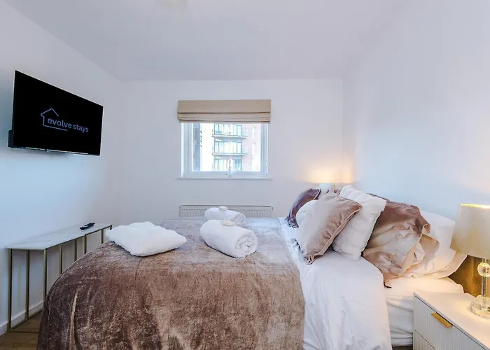 Stylish Mcr 1br Etihad Coop Live Parking * مانشستر