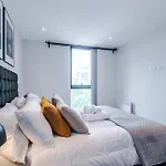 Luxury 1br Self Check-in 10mins To Centre Apartmán *