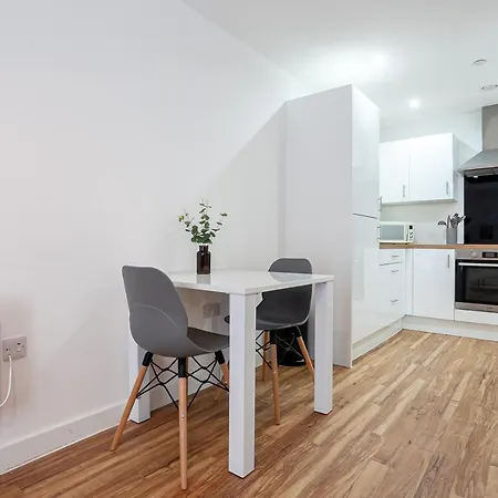 A Modern And Trendy 1 Bed Apartment In Media City Lägenhet Manchester
