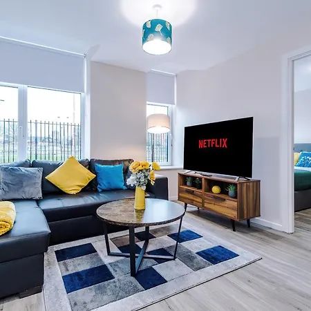 아파트 Weelky And Monthly Bookings At Cassia Unit - Telly Homes Ltd -brand New 1 Bedroom Salford,