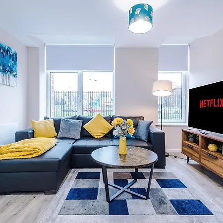 아파트 Weelky And Monthly Bookings At Cassia Unit - Telly Homes Ltd -brand New 1 Bedroom Salford, 맨체스터