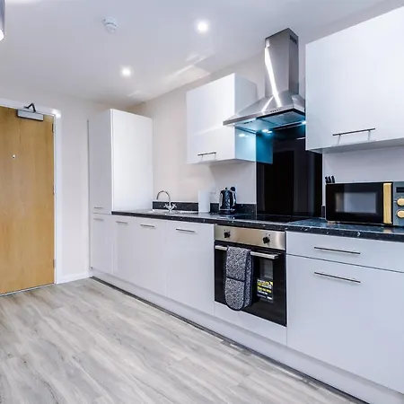 Weelky And Monthly Bookings At Cassia Unit - Telly Homes Ltd -brand New 1 Bedroom Salford, 아파트 맨체스터