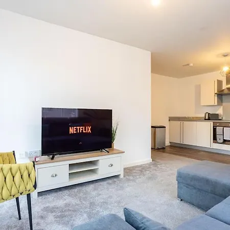 M5 Ordsall - Spacious 2 Bedroom City 아파트 *