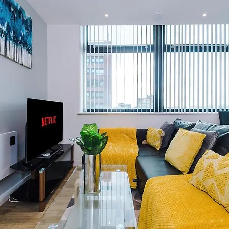 Weekly And Monthly Bookings At Zinnia Unit - Telly Homes Limited- New One Bed Apartment, Old Trafford Lägenhet