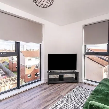 Apartamento Modern 2 Bedroom Media City Mánchester