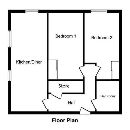 Apartamento Modern 2 Bedroom Media City