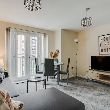 Apartament Stylish 2 Bed Flat Manchester