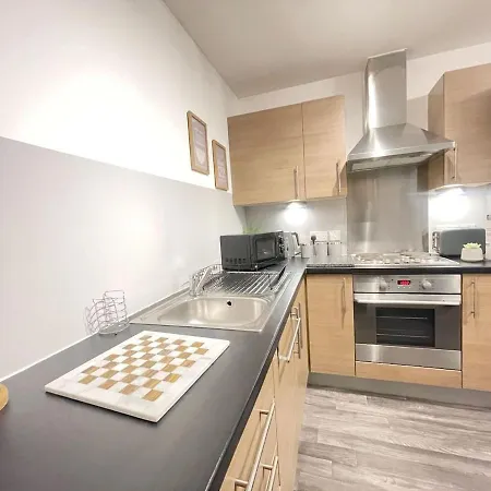 Apartment Cityfront Cosy Near Centre & Etihad Stadium, Free Parking *