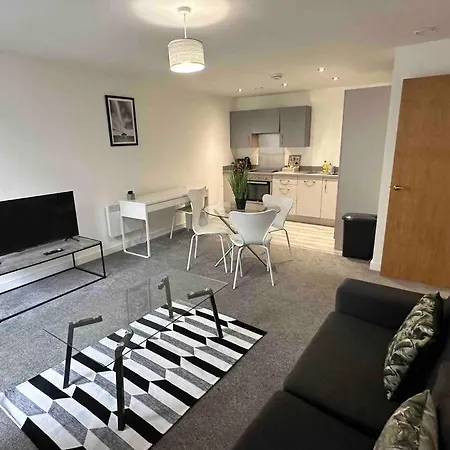 Fab 2 Bed 2 Bath Mcr Apt+balcony * 曼彻斯特