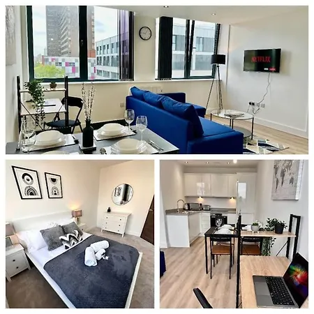 Apartment Luxury 1 Bedroom In Old Trafford
