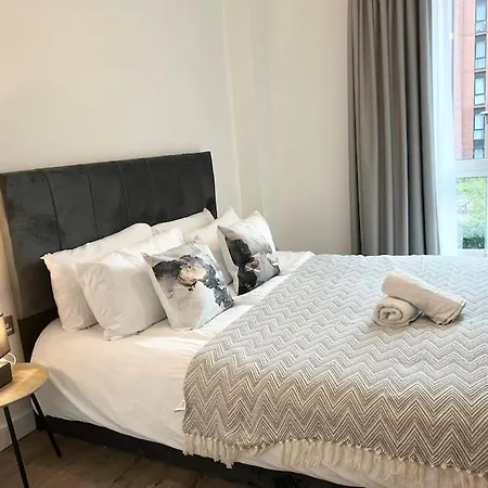 2bedroom King Beds Flat アパート マンチェスター