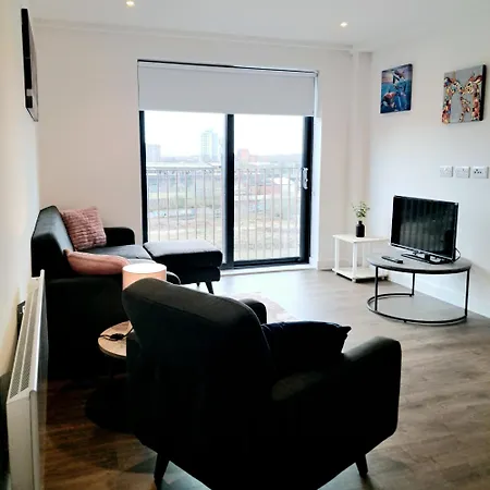 Appartement Balcony, Waterfront, En-suite, Roof Terrace, Yogo Exercise Studio, City Views Salford *