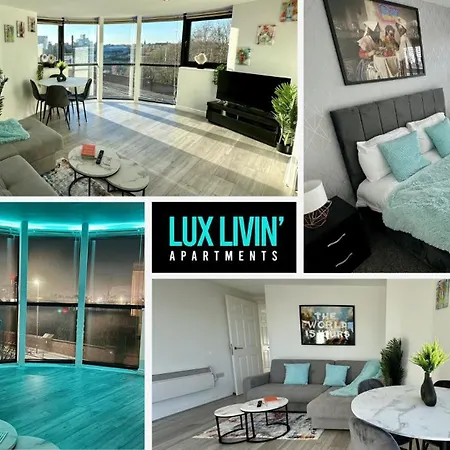 Apartman Lux Livin' - Luxury 2 Bed With Free Parking Manchester