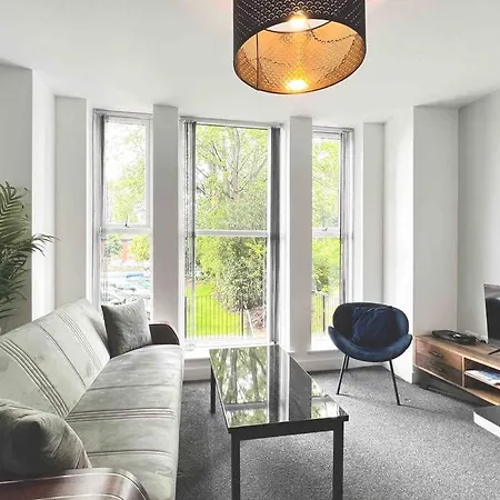 Apartmán Free Parking - Cosy 2-br Flat Near Salford Royal