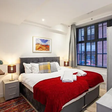 Super 2 Bed Close To Victoria Station 아파트 맨체스터